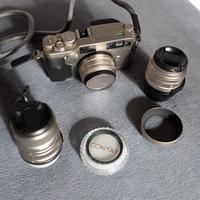 Contax g2 kit + 45mm + 90mm + 28mm