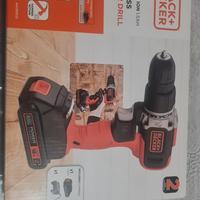 trapano a percussione Black+Decker 18V