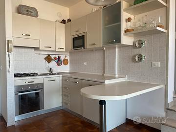 Cucina angolare con penisola