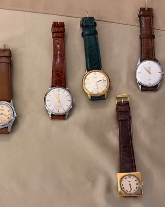 Lotto 9 orologi vintage