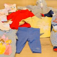 set abbigliamento bimba taglia 6/9 mesi 68 cm