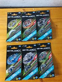 Set 6 Beyblade X Takara Tomy X Hasbro nuovi