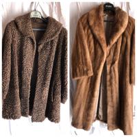 Lotto di 8 cappotti di pelliccia