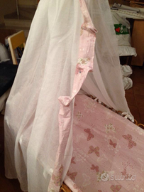 Culla in bambù vintage anni '70 x bambina