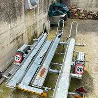 Carrello porta moto ellebi