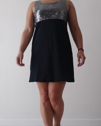 Vestito nero paillettes
