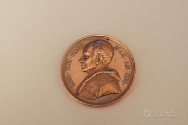 Medaglia Bronzo Papa Leone XIII Acquaderni 1893