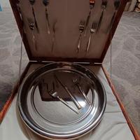 Set posate e vassoio 18/10