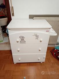 Fasciatoio con vaschetta picci