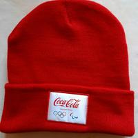 Berretto rosso Coca Cola Olimpiadi Milano Cortina