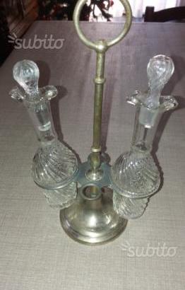 Antica oliera/ set oliera etc vintage