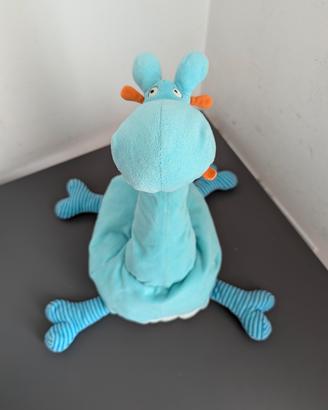 Peluche dinosauro blu
