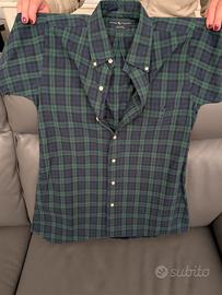 camicia polo Ralph Lauren verde a quadri