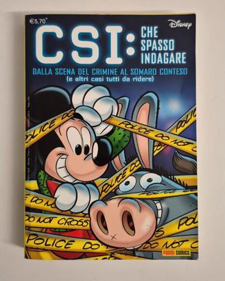 Fumetto "CSI: Che spasso indagare" - Topolino