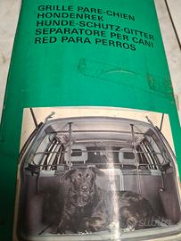 griglia bagagliaio auto per cane 