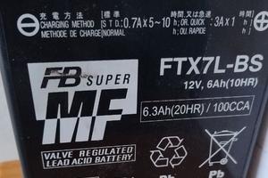 Batteria moto 12 v 6 Ah utilizzata una sola volta!