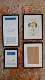 Cornici per foto di varia dimensione