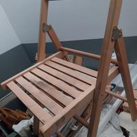 sedie in legno pieghevoli