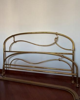 Struttura letto in ottone – elegante e vintage