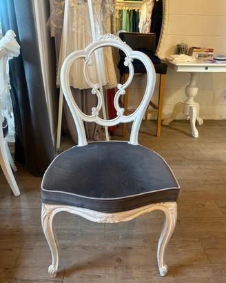 Coppia Sedie classiche/Shabby Chic in legno
