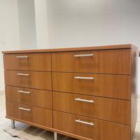 Cassettiera otto cassetti 120x60