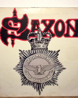 SAXON Strong arm of the law Lp Vinile made in UK