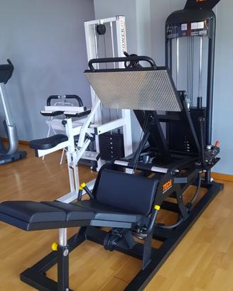 Leg press basculante teca 45 gradi