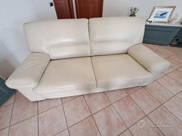 Divano letto in pelle chateau d'ax