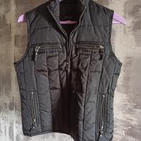Gilet nero trapuntato