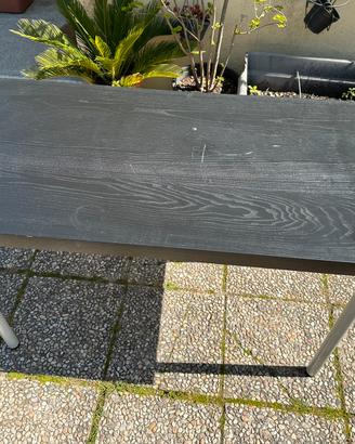 Tavolo  Nero “Tornliden” 120x60 altezza 76cm