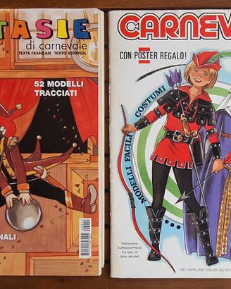 2 riviste cartamodelli carnevale
