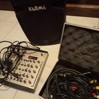 mixer cassa cavi microfono 