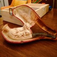 pipa in avorio anticha