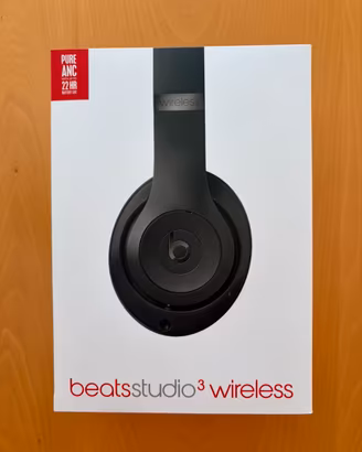 NUOVO - Beats Studio 3 con pure ANC - Nero opaco