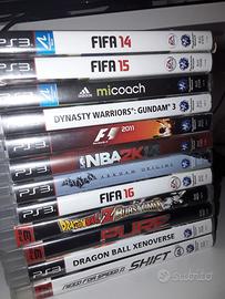 Blocco 12 giochi per ps3