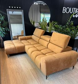 Divano angolare 270 cm con seduta elettrica