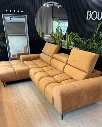 Divano angolare 270 cm con seduta elettrica