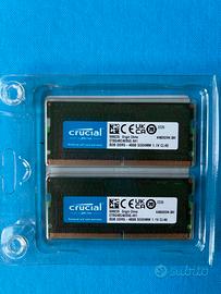 16 GB RAM x laptop/mini PC - 2 x 8GB DDR5 Crucial