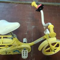 bicicletta bambino/bambina con rotelle