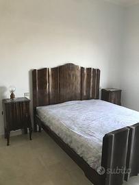 letto in legno anni '50