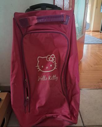 Zaino con le ruote hello kitty