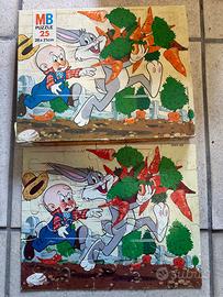 Puzzle vintage Bugs Bunny Mb puzzle