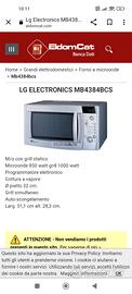 Lg Electronics MB4384BCS Forno a microonde