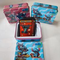 Set 6 cofanetti con cards personaggio cartoni 