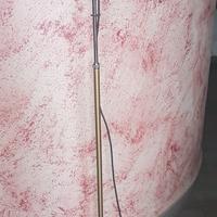 Lampada a stelo vintage in ottone 