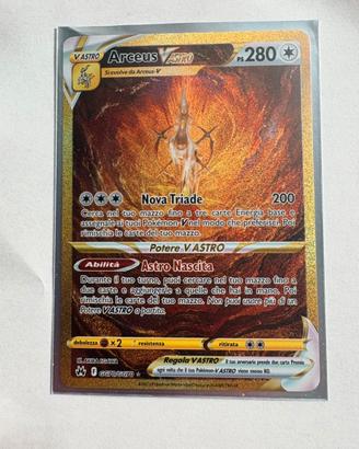 Carta Pokèmon Arceus V ASTRO GG70/GG70 Gold