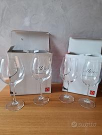 Due coppie di bicchieri per vino Aliseo (Da Vinci)