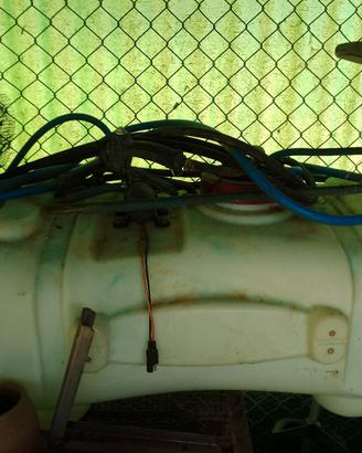 Botticella irrorazione trattorino-pompa 12v-60 lit
