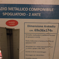 Armadietti Spogliatoio Doppio Nuovo
