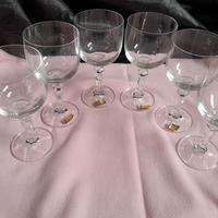 Set 6 calici, 15,5 cm, Cristallo di Boemia "Marian